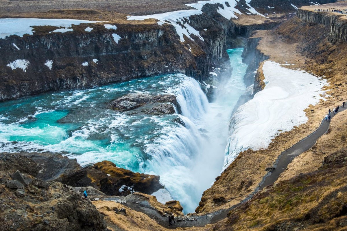 Gullfoss Waterfall